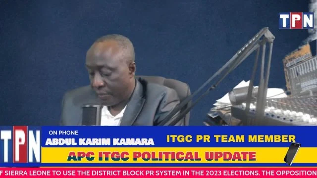 APC ITGC POLITITCAL UPDATE