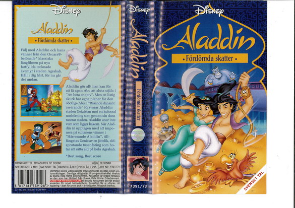 Tecknat Barn Svenska:Aladdin TV Serie (1995-1996) VHSRIPPEN (Engelska) Trailer (4K)