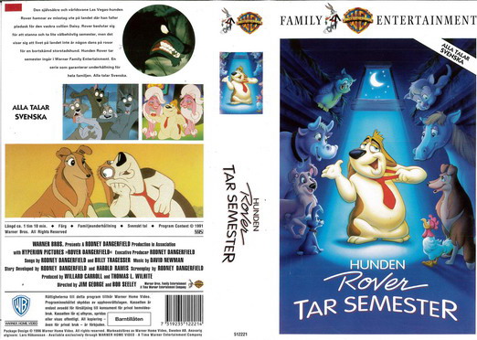 Tecknat Barn Svenska:Hunden Rover tar semester (1991) VHSRIPPEN (Svenska) Hela Filmen (HD)