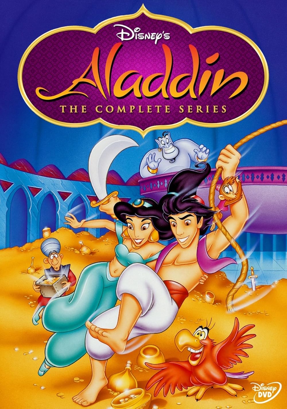 Tecknat Barn Svenska:Aladdin TV Serie (1995-1996) VHSRIPPEN (Engelska) Opening Scene (4D)