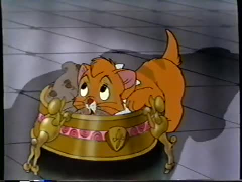 Tecknat Barn Svenska:Oliver och Gänget (1988) VHSRIPPEN (Engelska) Trailer (4D)